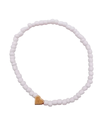 Mini Love Heart Beaded Bracelet
