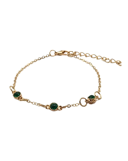 Gemstone Station Bracelet