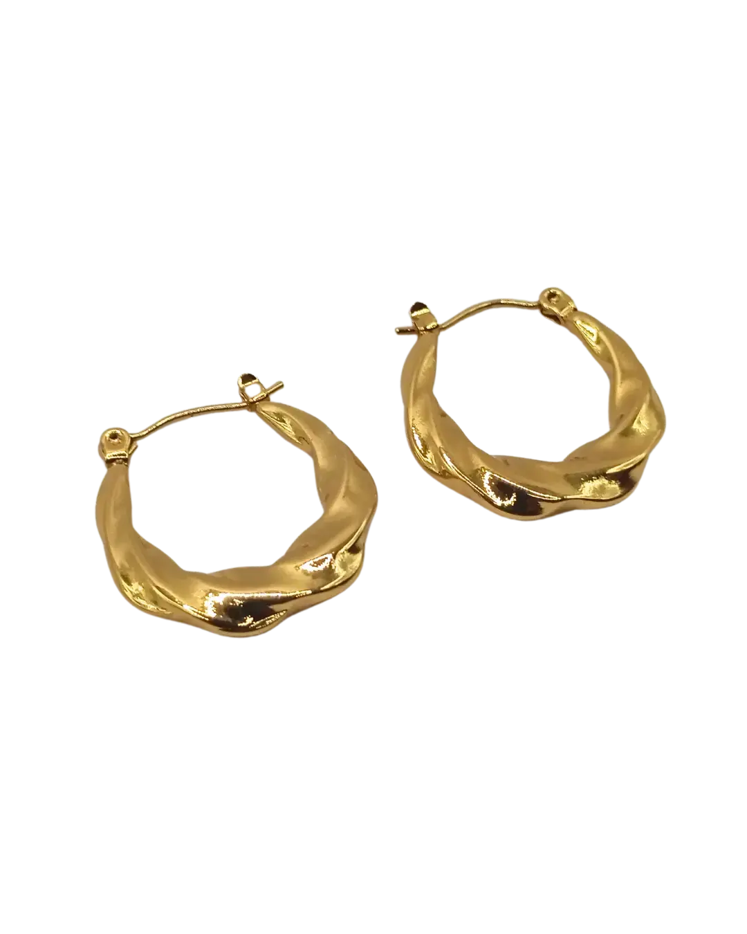Golden Embrace Hoops