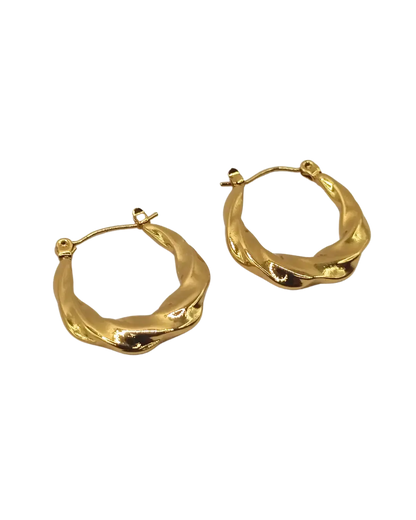 Golden Embrace Hoops