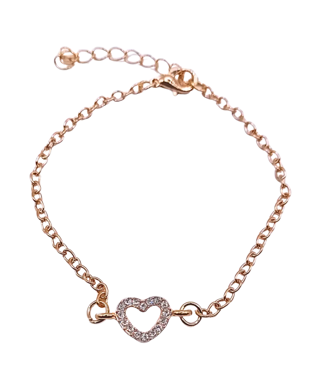 Sparkling Heart Bracelet