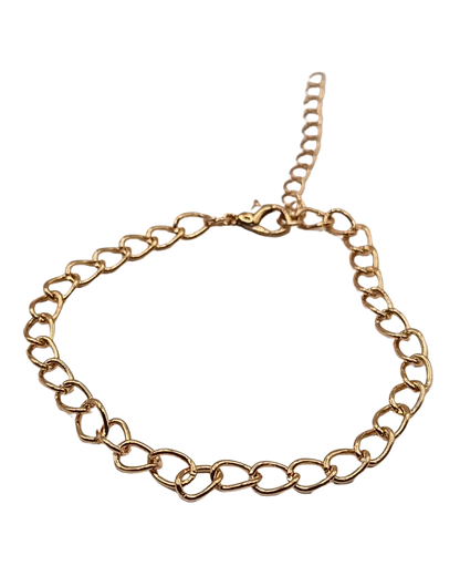 Oval Chain Bracelet 2Chain set