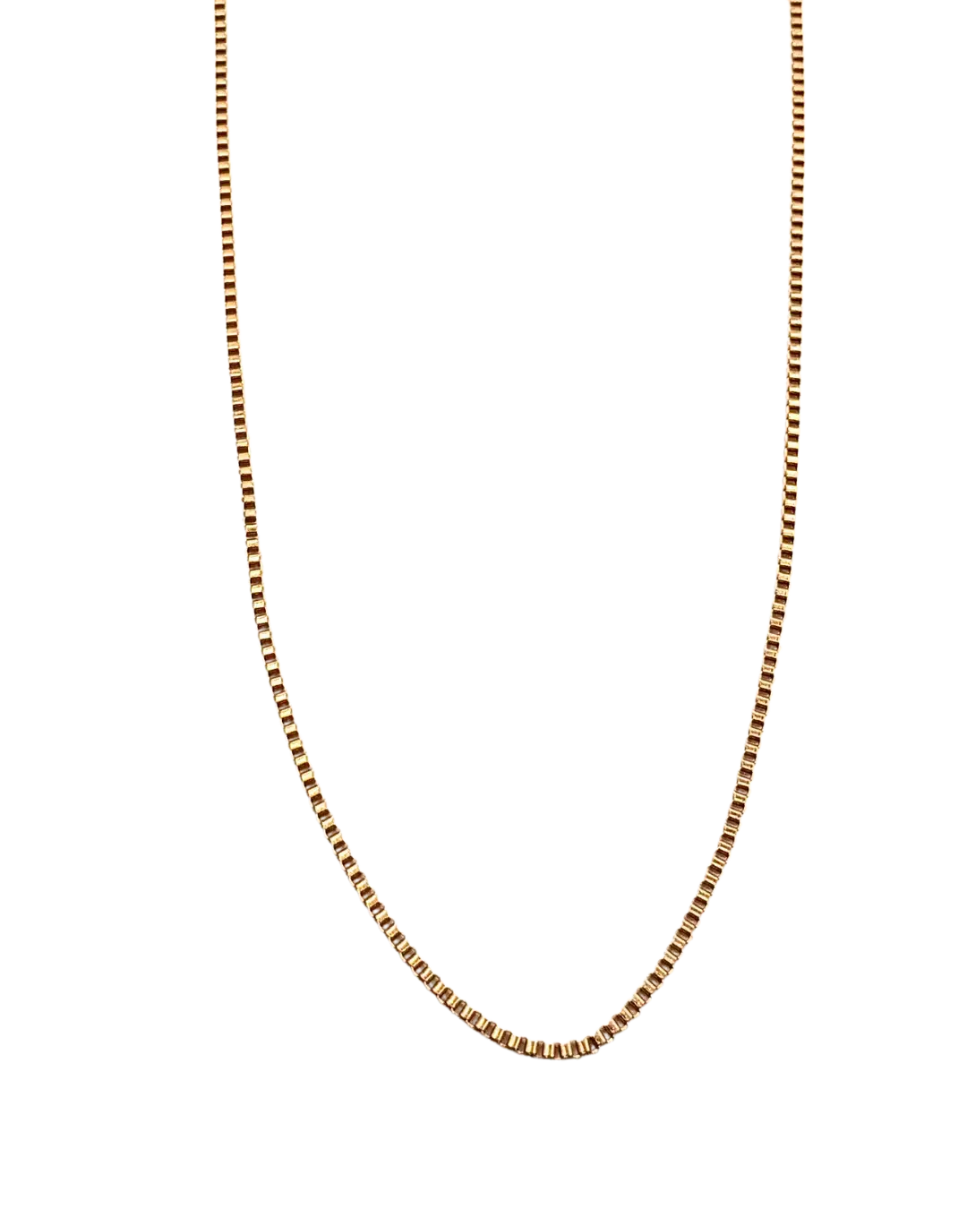 Square Box Chain Necklace