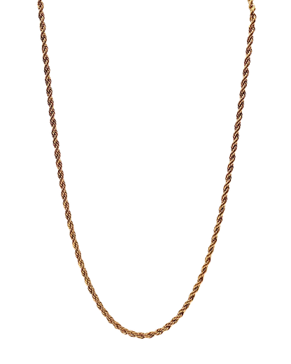 Twisted Gold Chain Necklace