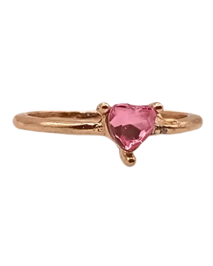 Spinel Gemstone Heart Ring