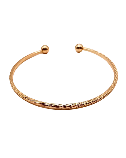Rose Gold Knot Bangle