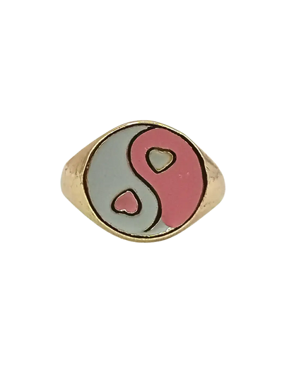 Two Hearts Balance Ring