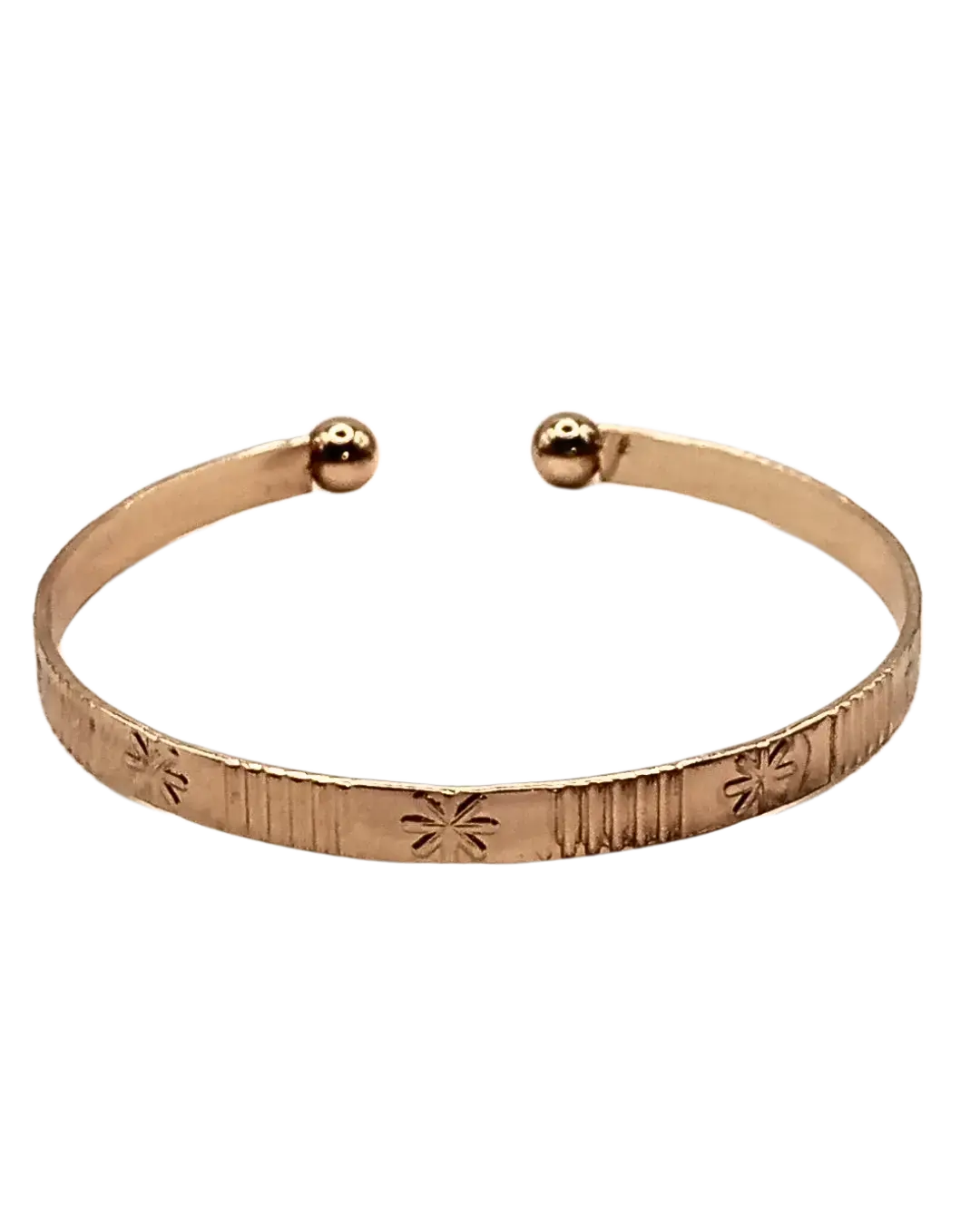 Patterned Open Cuff Bracelet