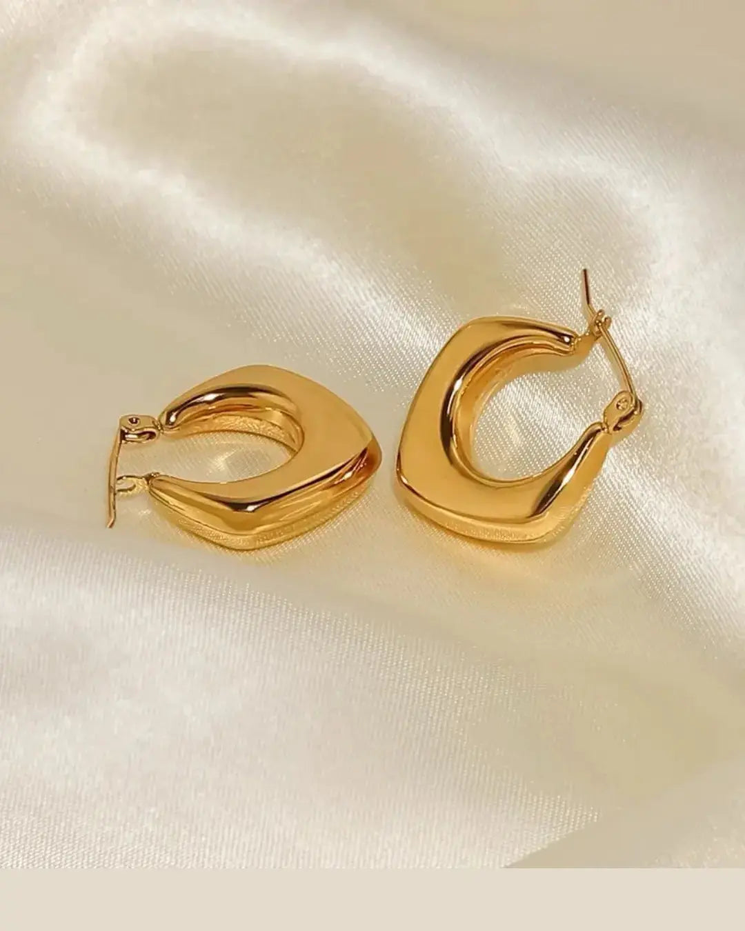 Hollow Hoop Earrings