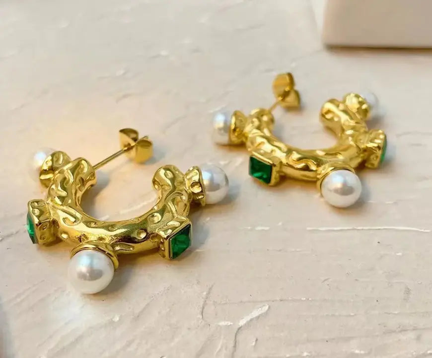 Stainless Steel Hoop Earrings