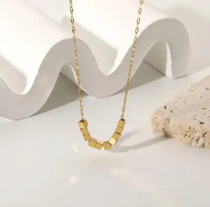 Square small pieces Necklace