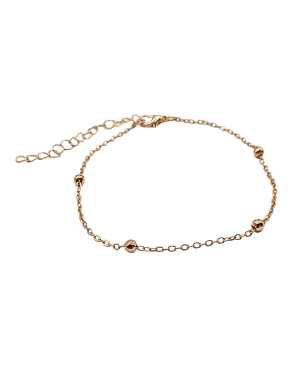 Gold Color beaded chain Bracelet