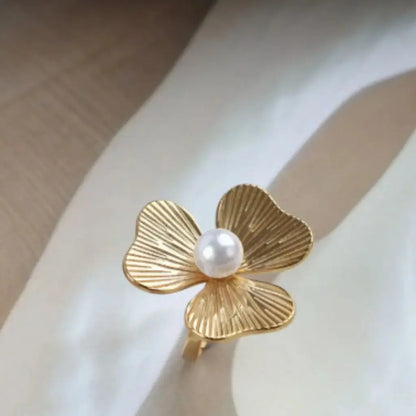 Gold Flower Ring