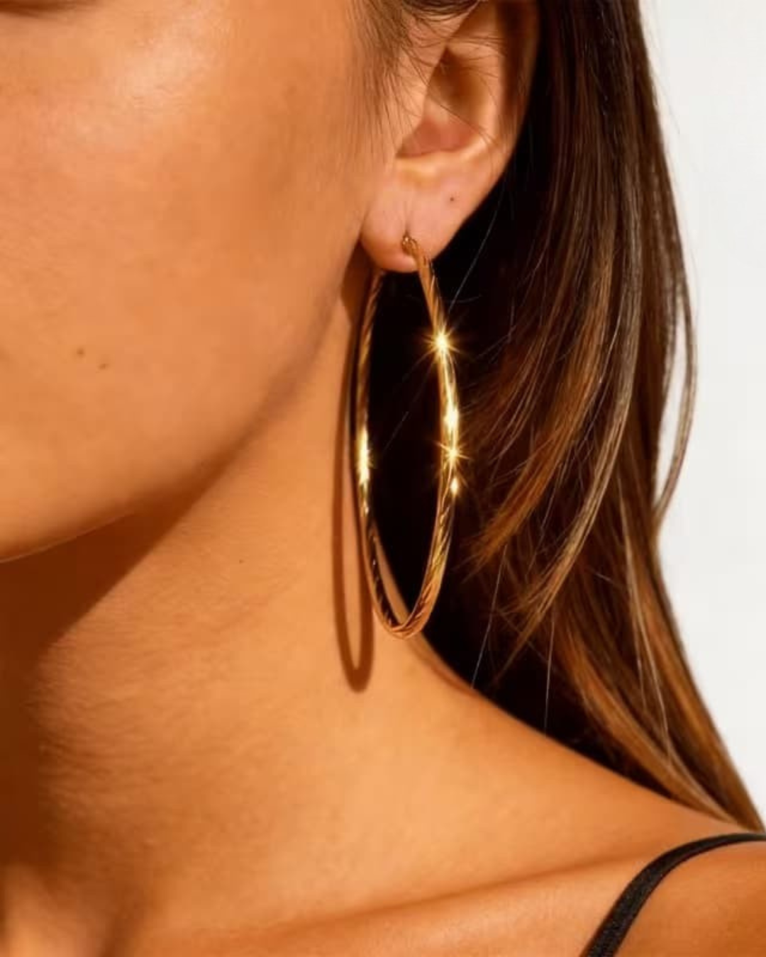 Twisted Hoop Earrings