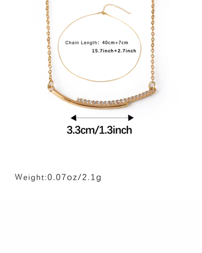 Zirconia Pendant Necklace