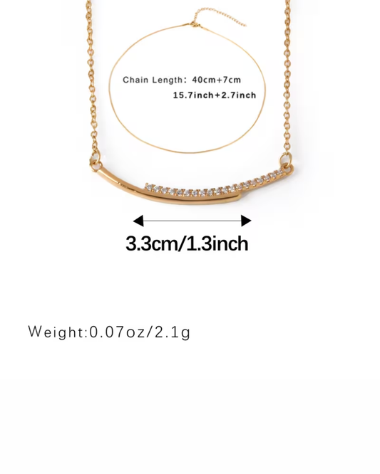 Zirconia Pendant Necklace