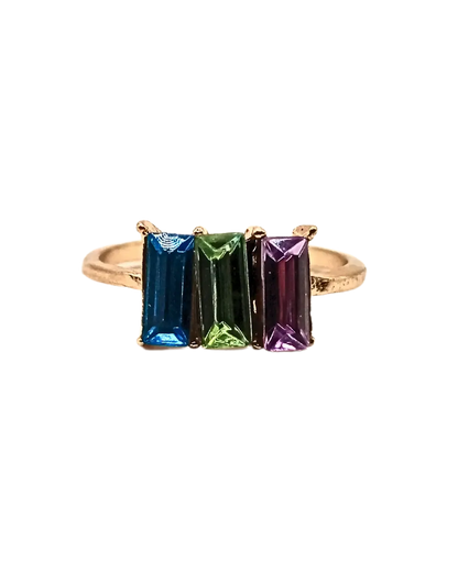 Multicolor Sapphire Ring