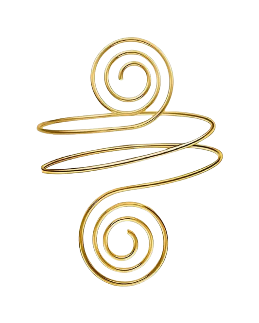 Golden Spiral Pattern Bangle