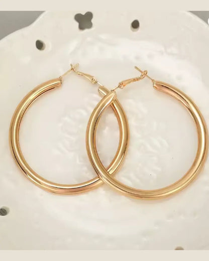 Circle Hoop Earrings