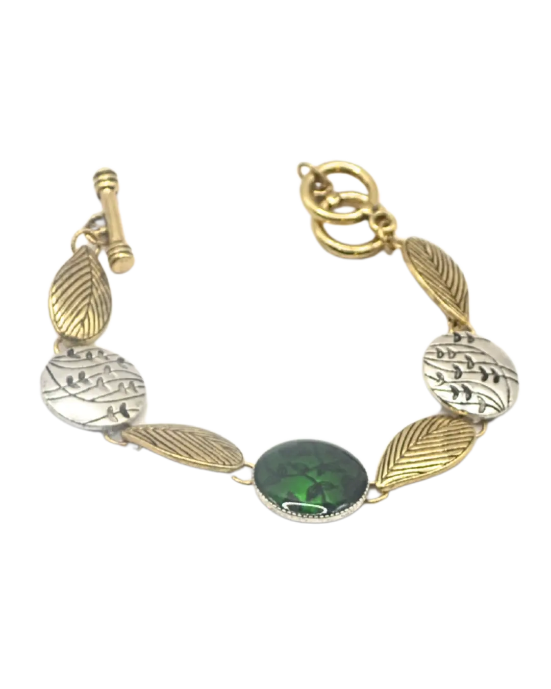 Vintage Leaf Design Bracelet