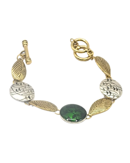 Vintage Leaf Design Bracelet