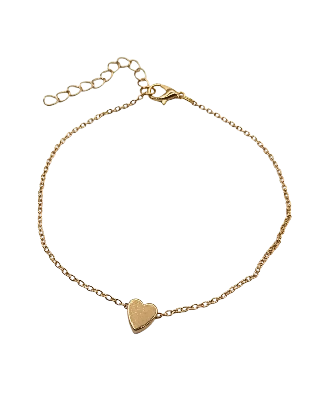 Heart Charm Link Bracelet