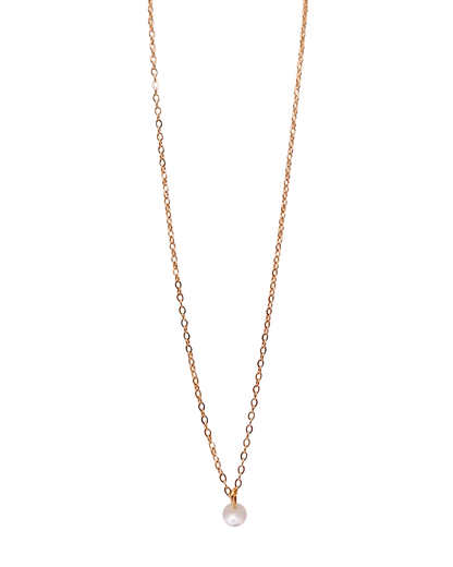 Rose Gold Plated Pearls Charm Pendant
