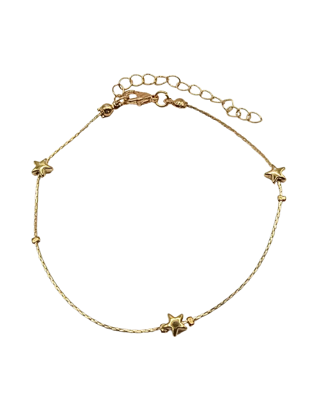 Gold Star Charm Bracelet