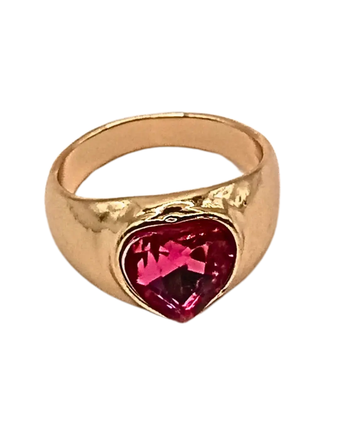 Love Heart Zircon Ring