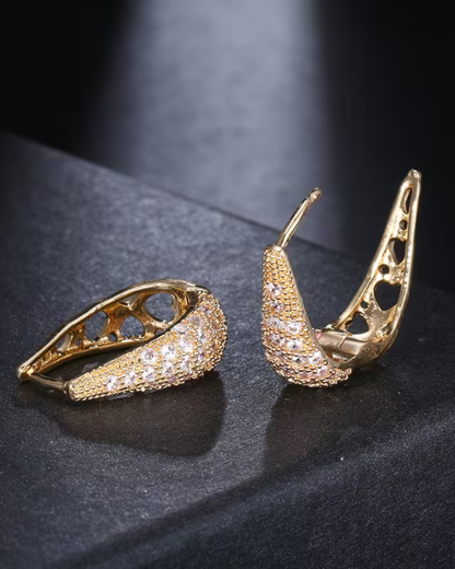 Zirconia Heart Earrings