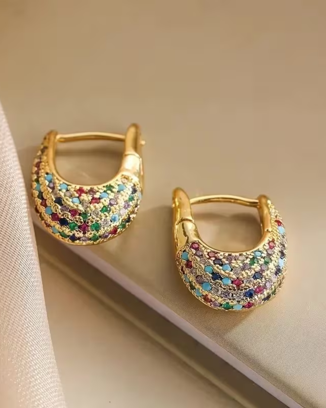 U-Shaped Stud Earrings