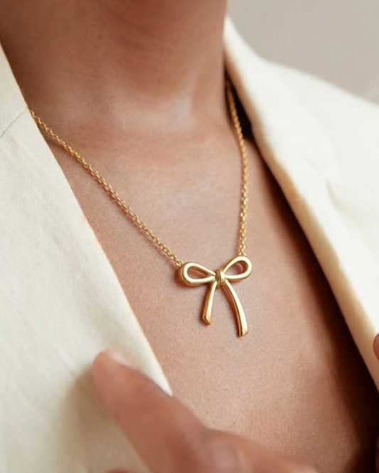 Bow Pendant Necklace