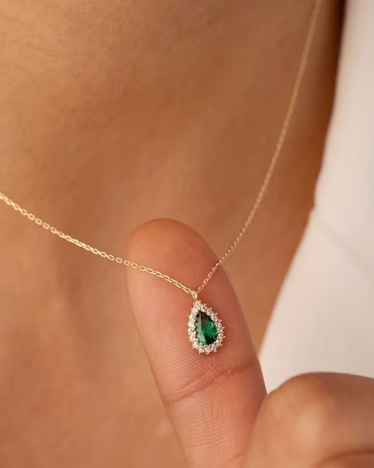 Synthetic Zirconia Necklace
