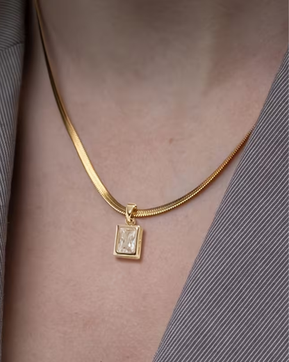 Square Copper Pendan