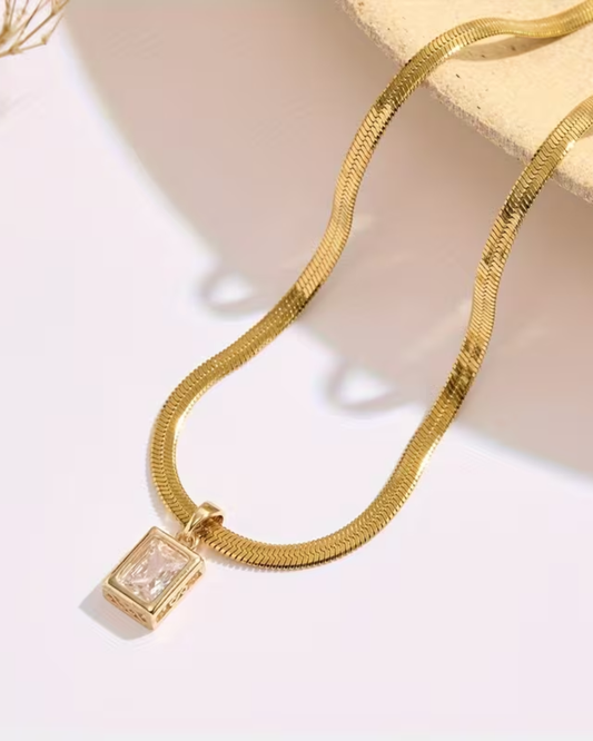 Square Copper Pendan