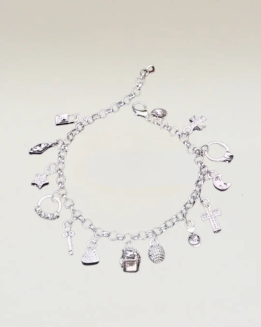 Adjustable Moon Lock Bracelet