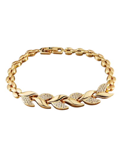 Leaf Zirconia Bracelet