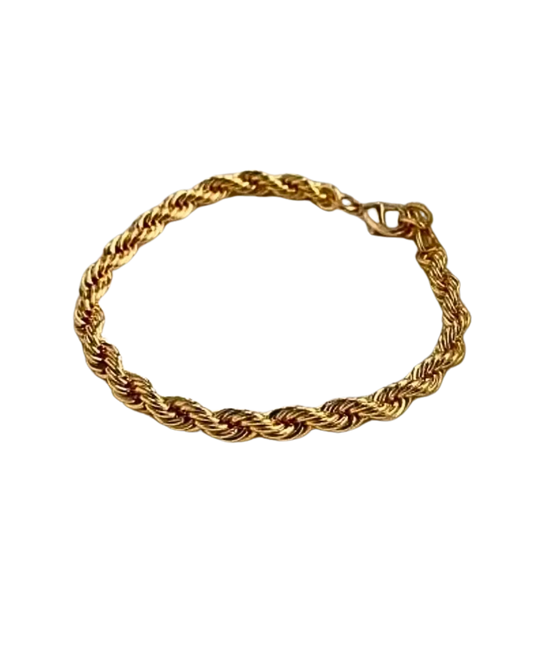 Twist Luxe Rope Chain Bracelet