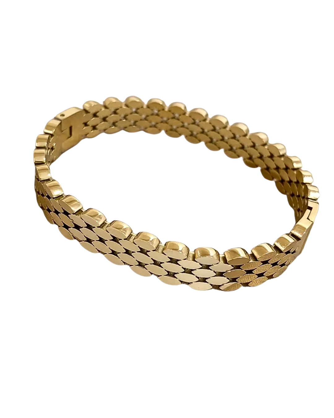 Golden Beaded Chain Bracelet