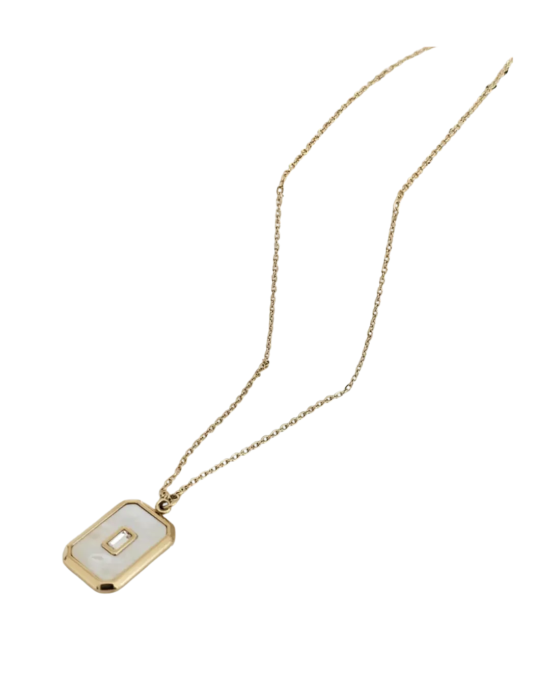 Luna Luxe Mother-of-Pearl Pendant Necklace