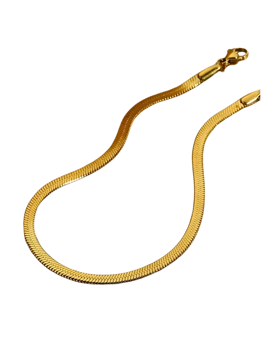 Golden Glide Snake Chain Anklet