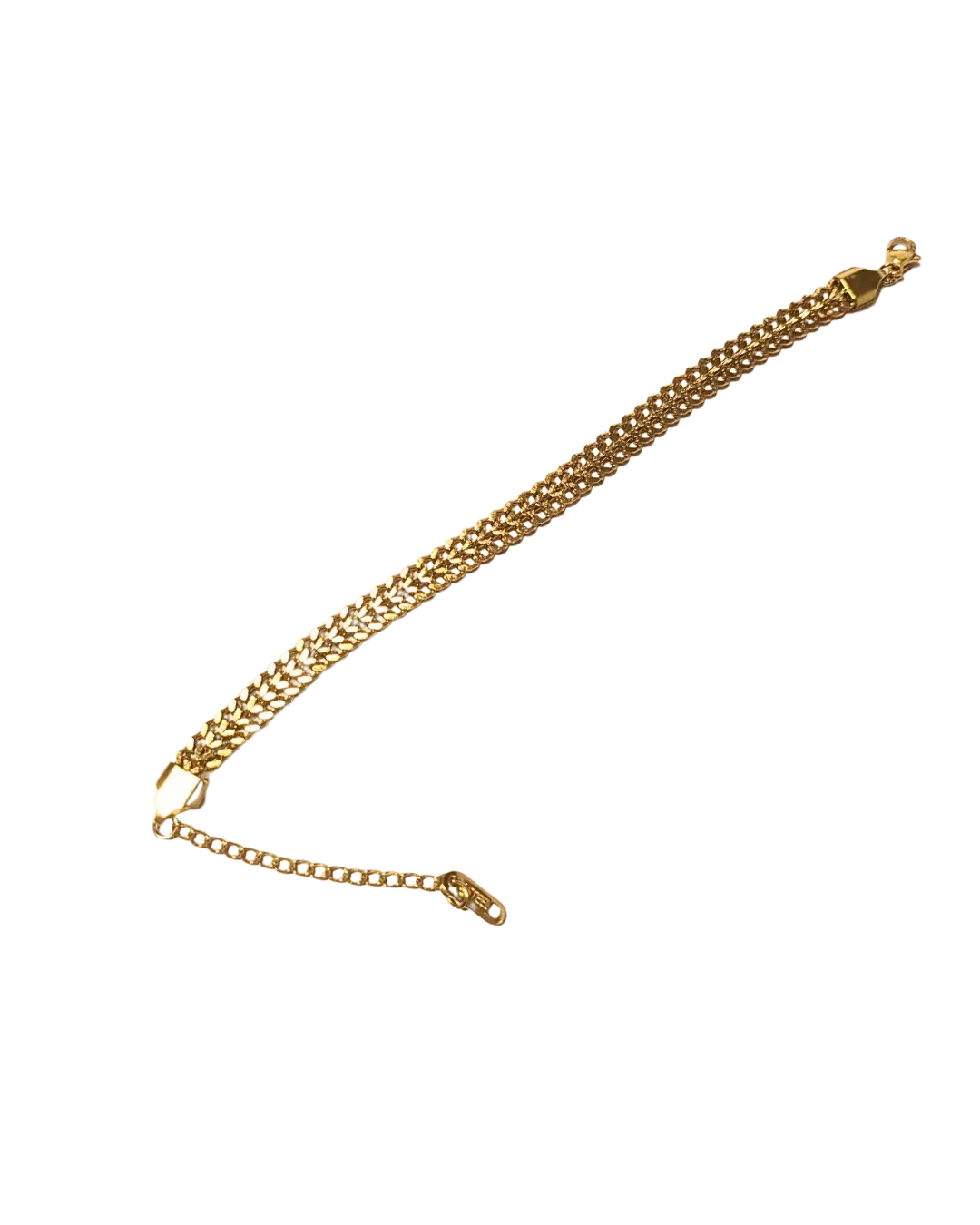 Stainless steel gold bracelet