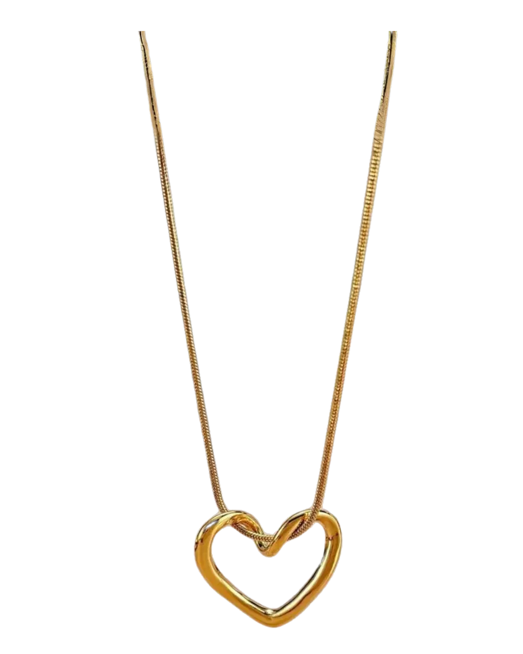 Elegant Gold Heart Necklace