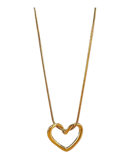 Elegant Gold Heart Necklace