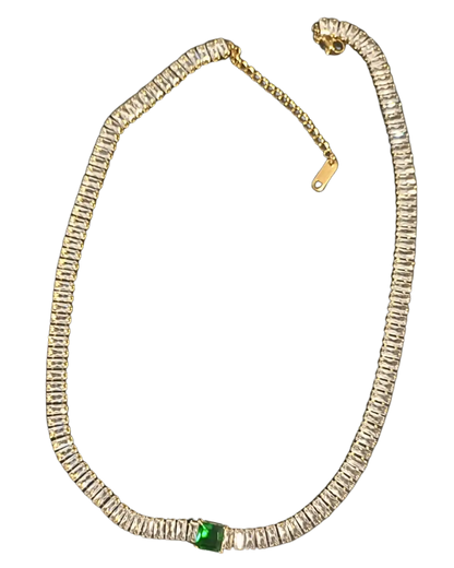 Emerald Spark Luxe Necklace