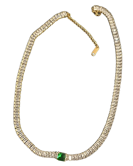 Emerald Spark Luxe Necklace