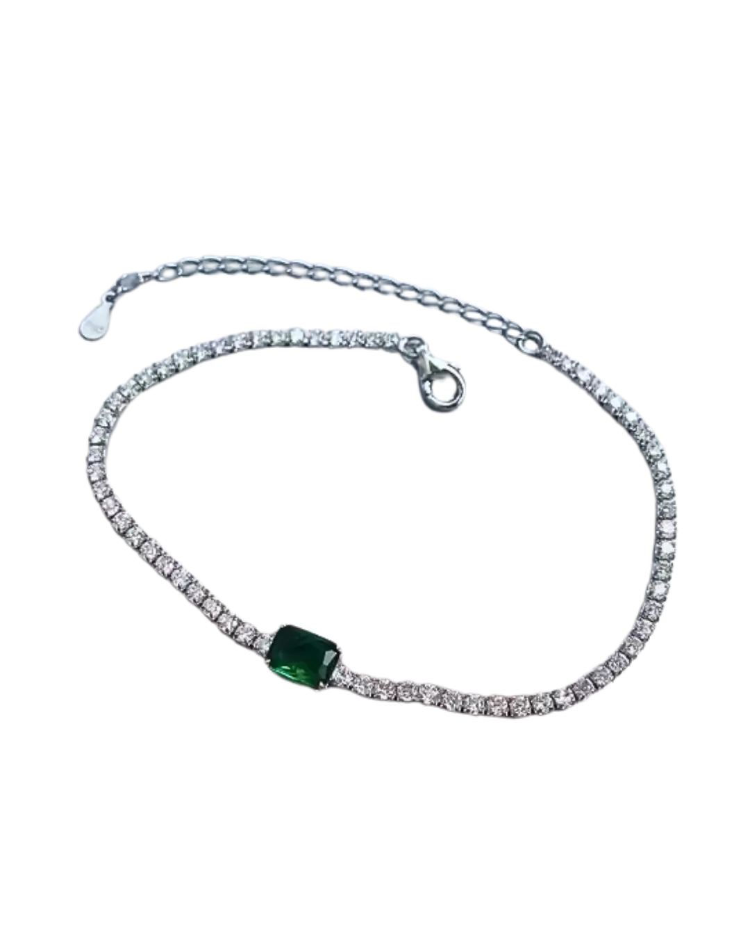Emerald Frost Tennis Bracelet