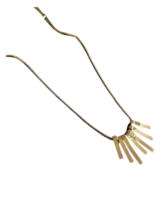 Radiant Rays Stainless Steel Necklace