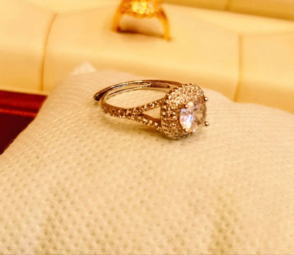 Luxury Real Gold Plated Pearl Zircon Clover