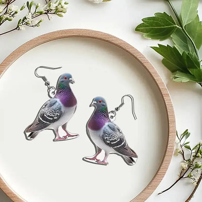 Pigeon Earrings